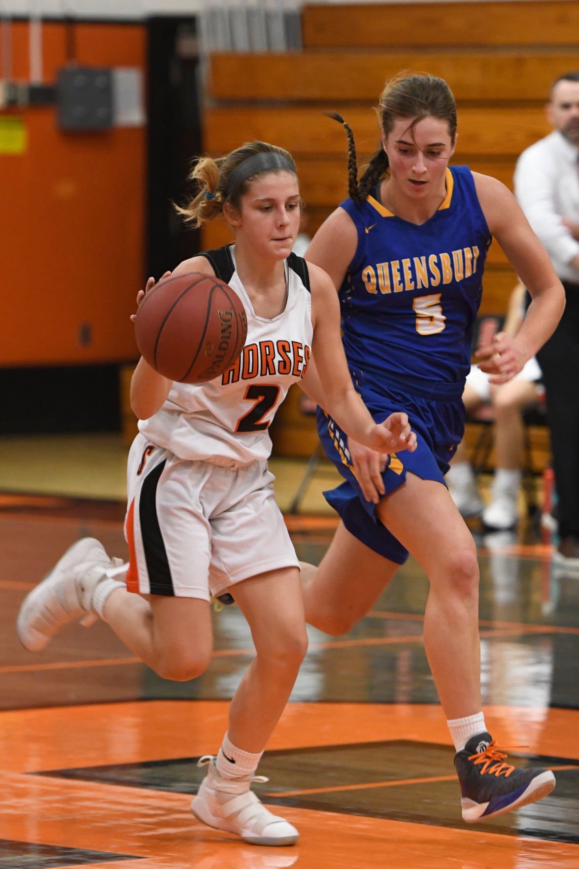 Girls Basketball: Queensbury at Schuylerville
